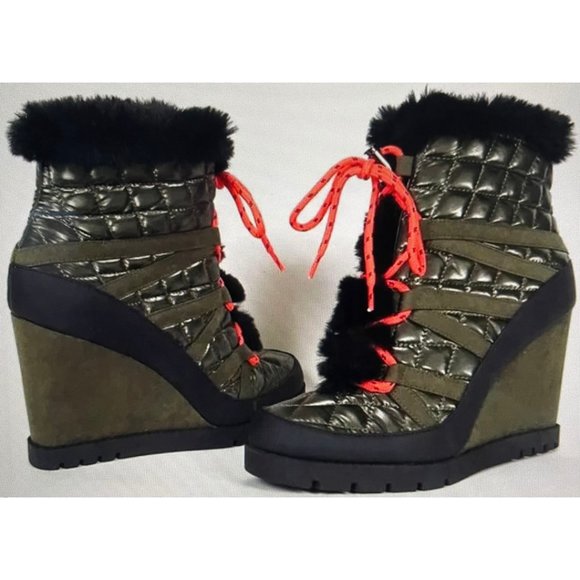 Jessica Simpson Brixel Quilited Army 
